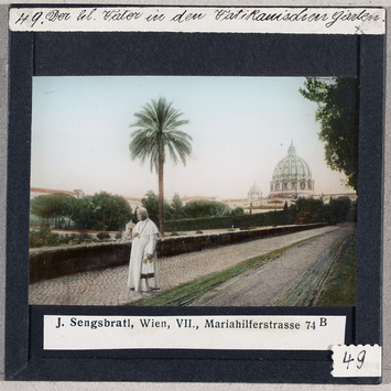 Vorschaubild Rom: Papst Pius X. in den vatikanischen Gärten, St. Peter 